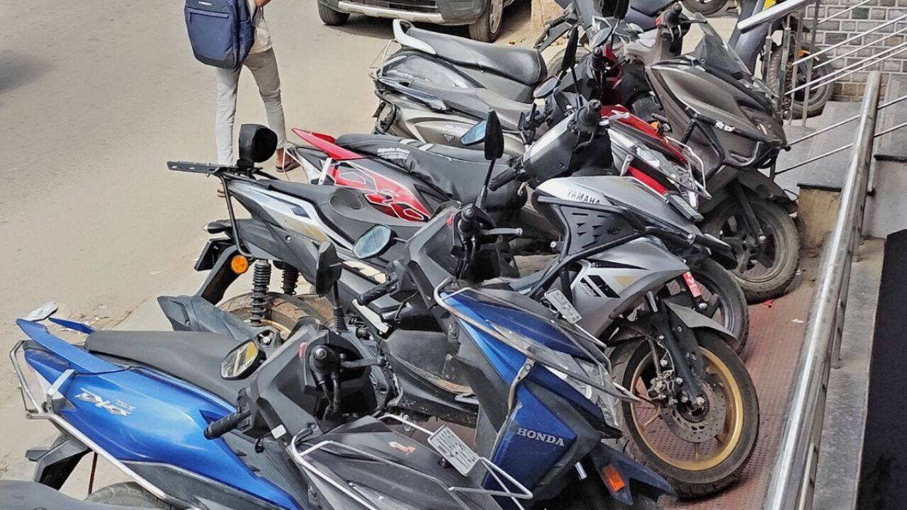 The great Indian flip: People on roads, bikes on footpaths