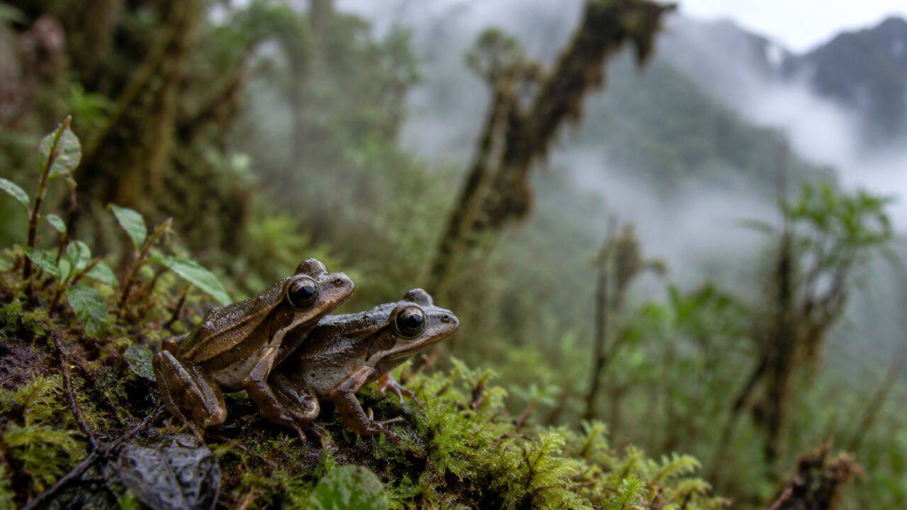 What the two new frog species in Peru look like
