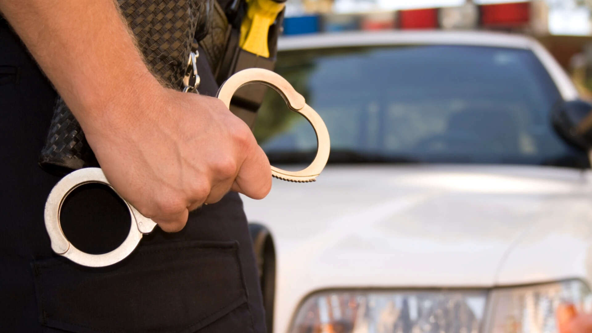 Officers arrested the man