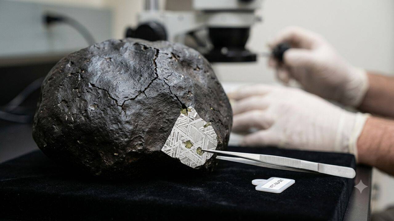 A 4.5-billion-year-old meteorite crashed into a New Jersey home, and scientists found clues about the origins of life