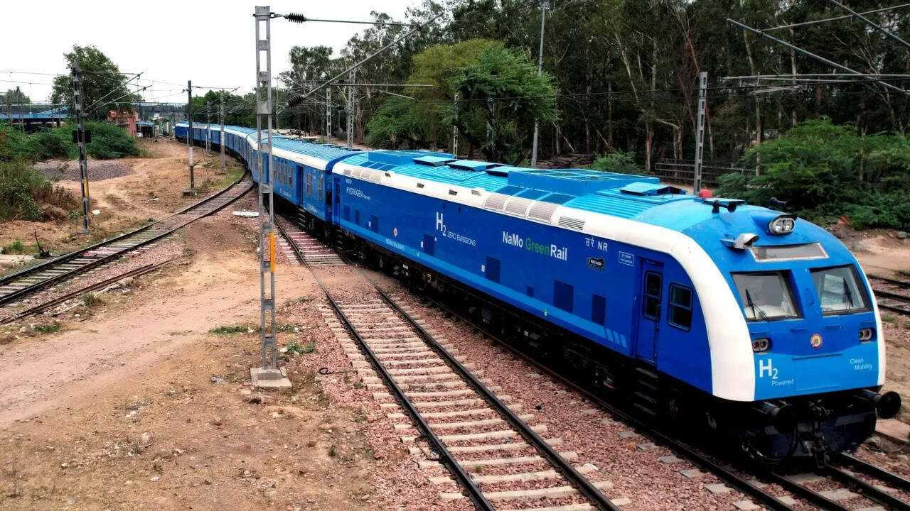 How does a hydrogen train work?