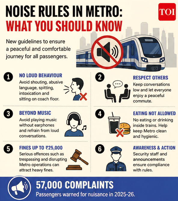 Noise rules in metro