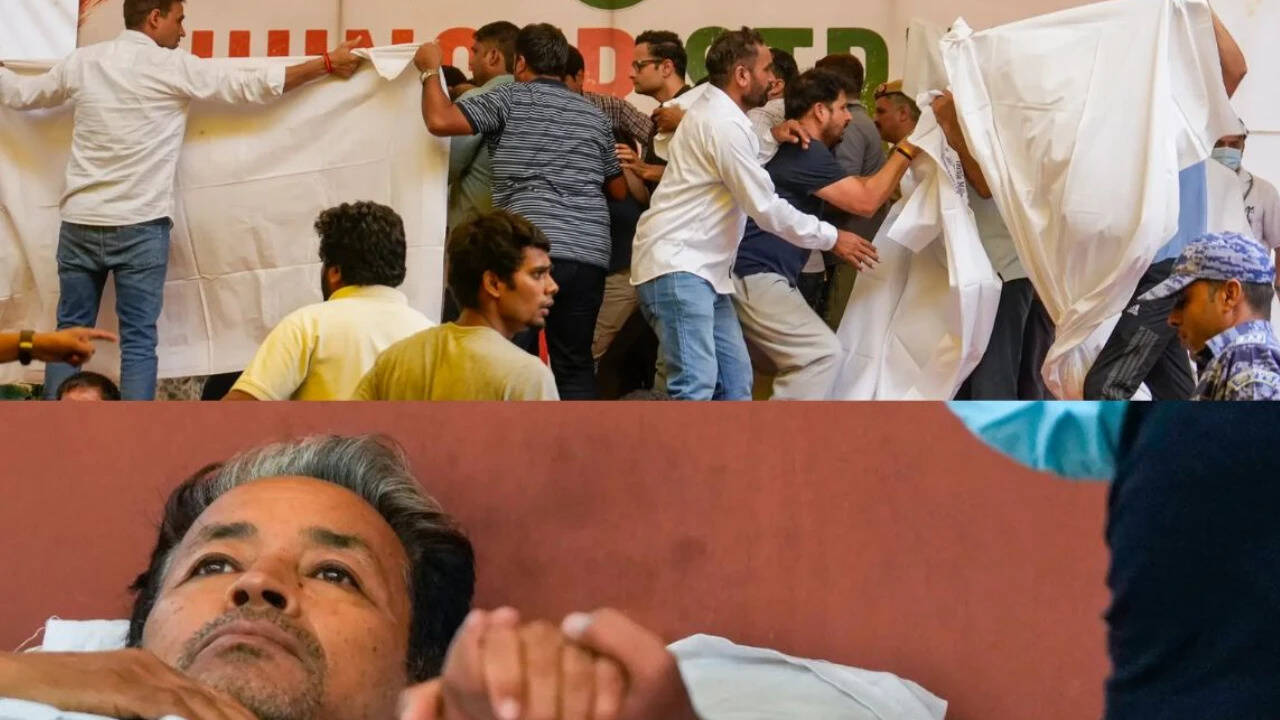 ‘What a reign of thugs …’: Opposition attacks Centre after Wangchuk’s removal from Jantar Mantar, calls officers ‘Modi goons’