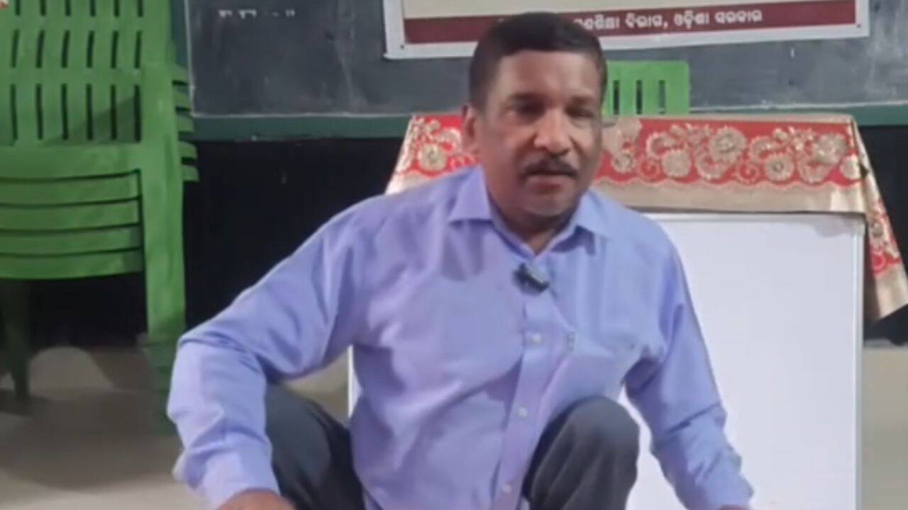 Differently-abled teacher takes tuition classes every day, wins hearts with his dedication and heartwarming smile