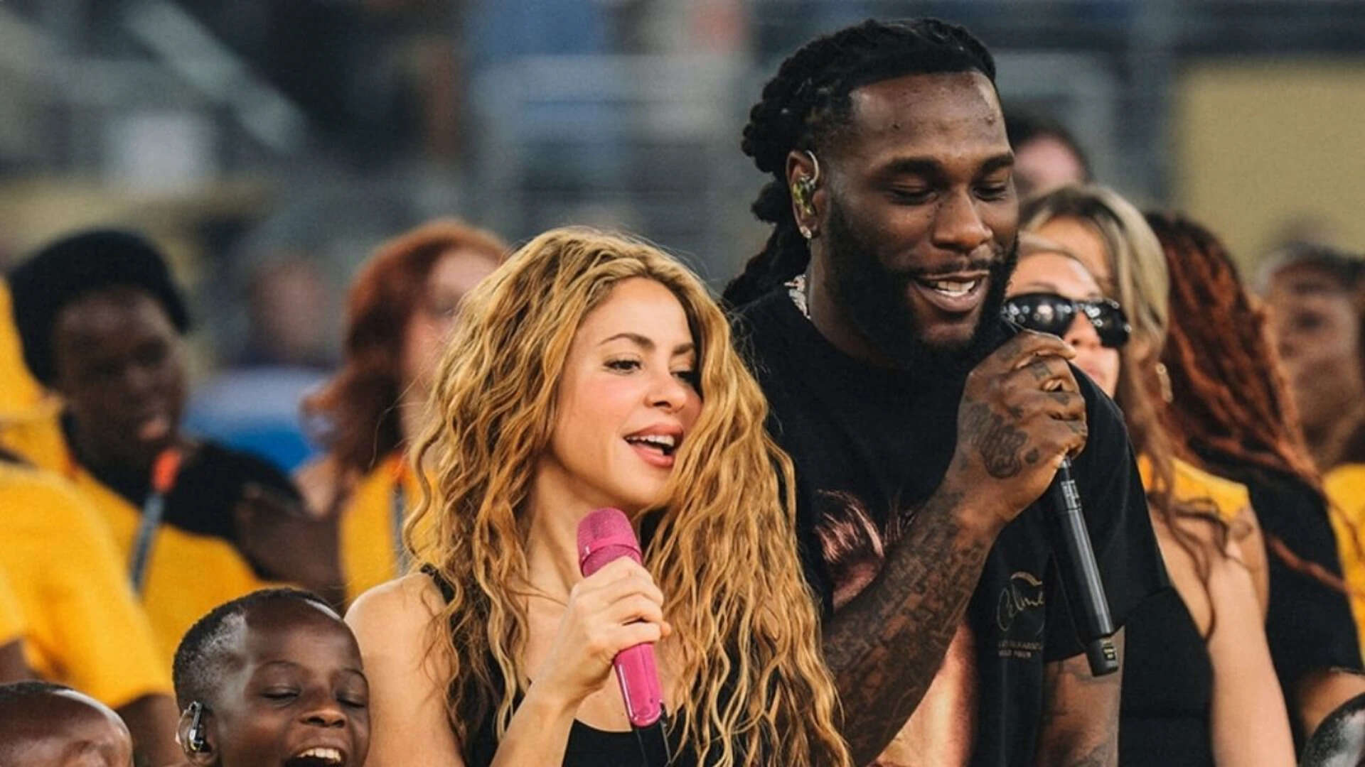Shakira, Burna Boy gear up for FIFA World Cup halftime show
