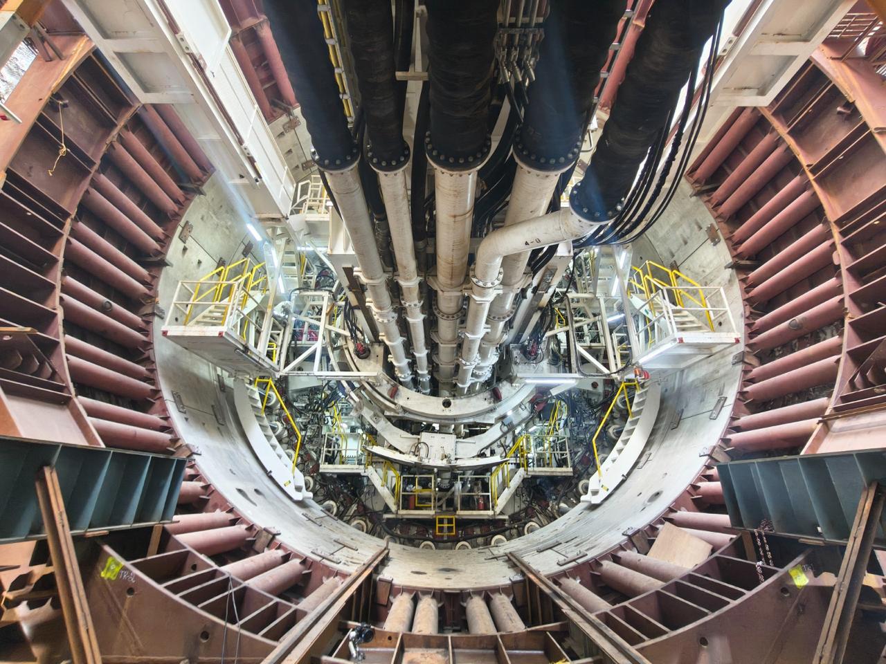 TBM is among the largest ever deployed for rail tunnel construction in India