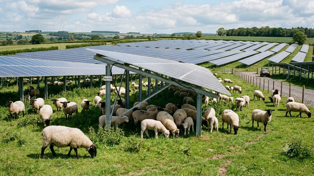 As Volkswagen puts 100 sheep to work, director says: Sheep project shows modern industry can...