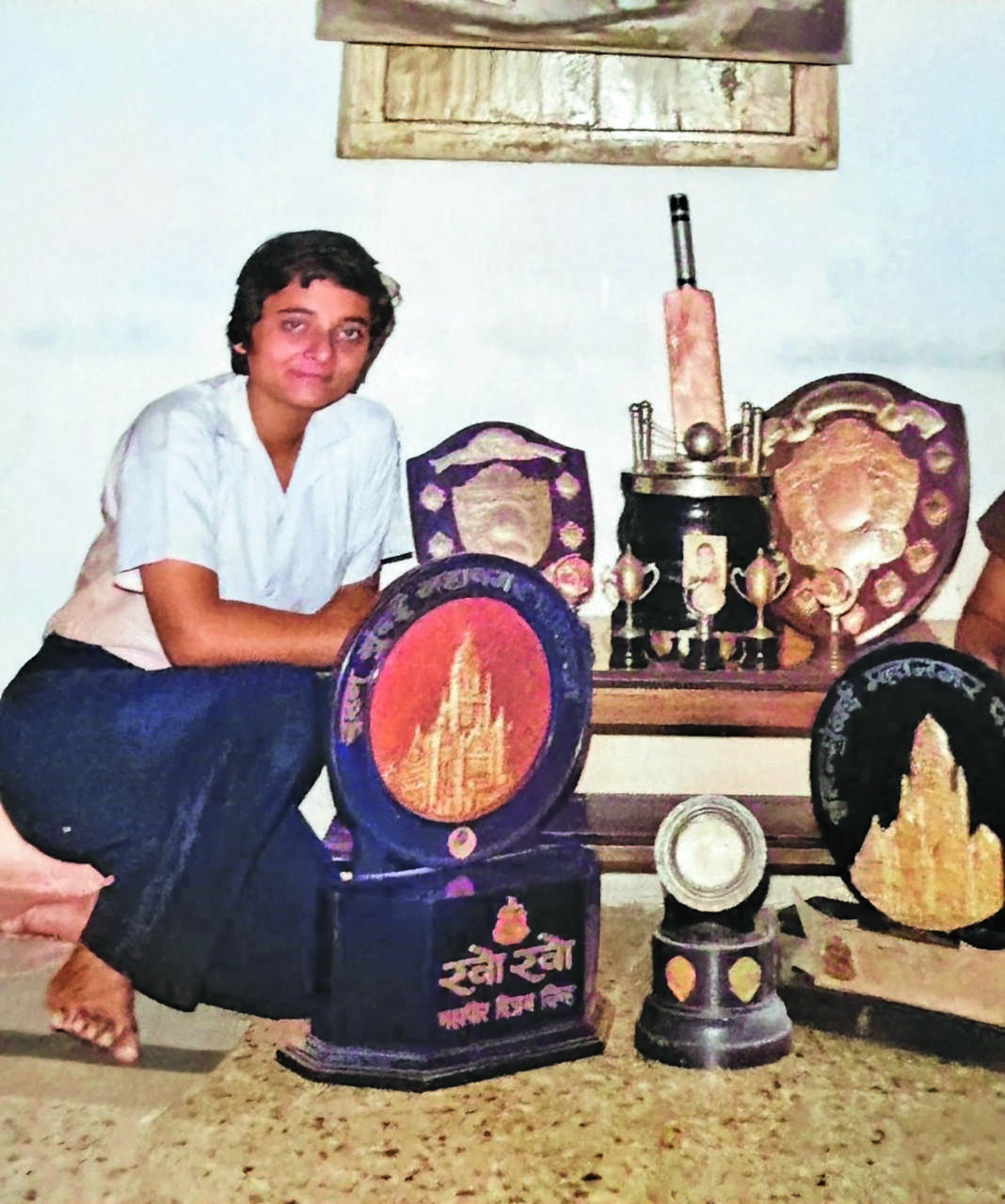 Gita Gaekwad with her trophies and shields.jpg