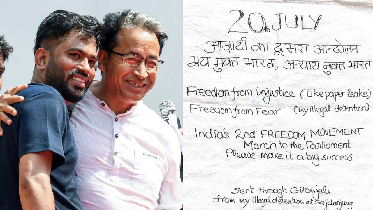 'India's 2nd freedom movement': Wangchuk's message from hospital ahead of CJP's July 20 march