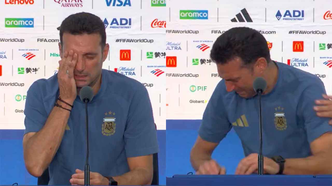 'Hurts me in the soul': Scaloni breaks down after Argentina's loss