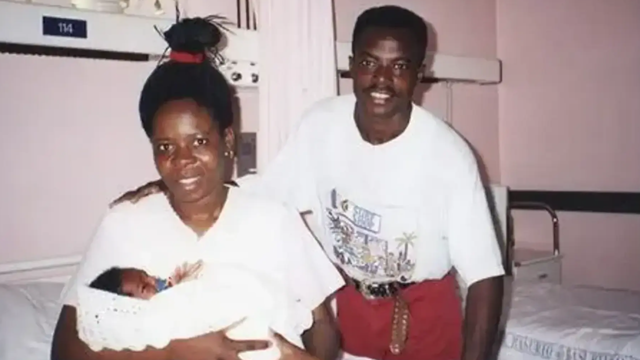 An old picture of Nico Williams' parents.