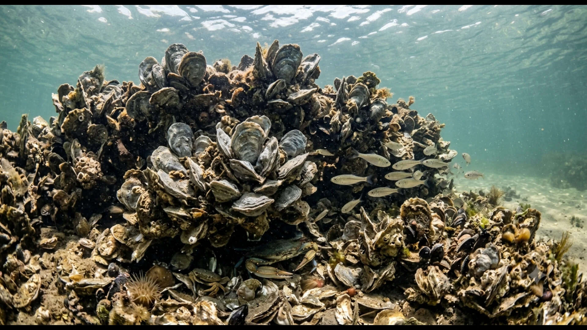 Florida turns restaurant waste into reefs; fish and dolphins rebound