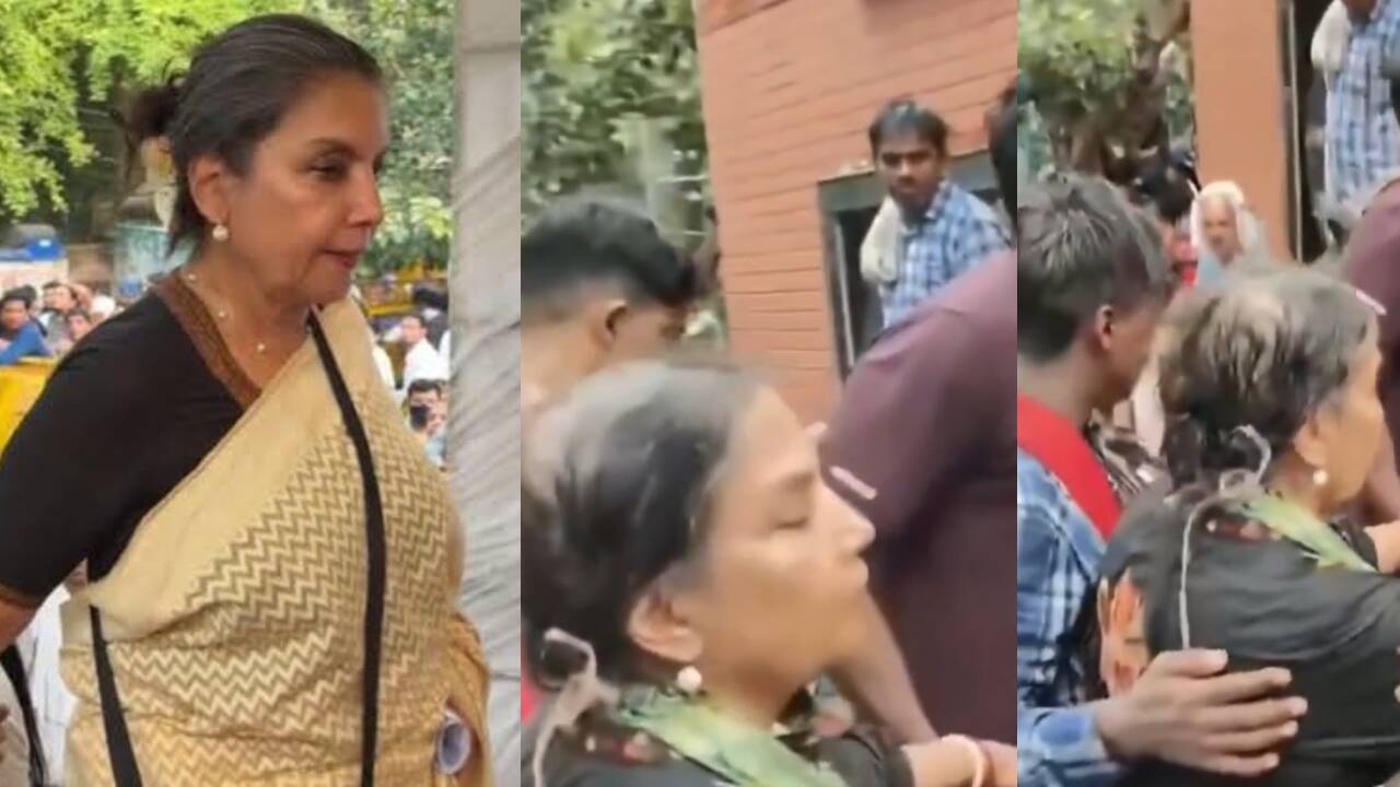 Shabana Azmi falls ill during protests at Jantar Mantar, safely escorted to the security cabin