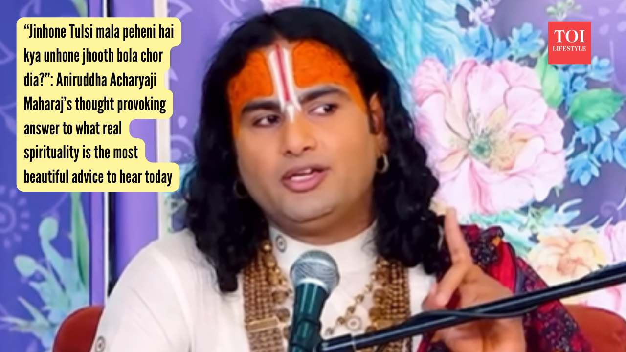“Jinhone Tulsi mala peheni hai kya unhone jhooth bola chor dia” Aniruddha Acharyaji Maharaj’s thought provoking answer to what real spirituality is the most beautiful advice to hear today