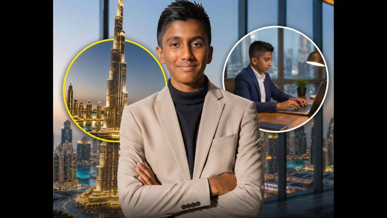 Meet Jainam Jain: The 14-year-old AI Founder with an office in Burj Khalifa and the parenting lessons behind his remarkable success