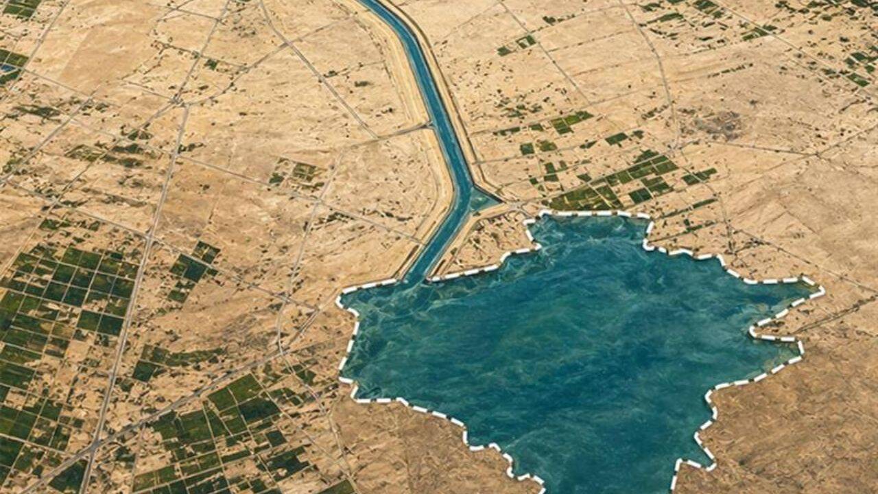 The first vision of a hydroelectric desert project