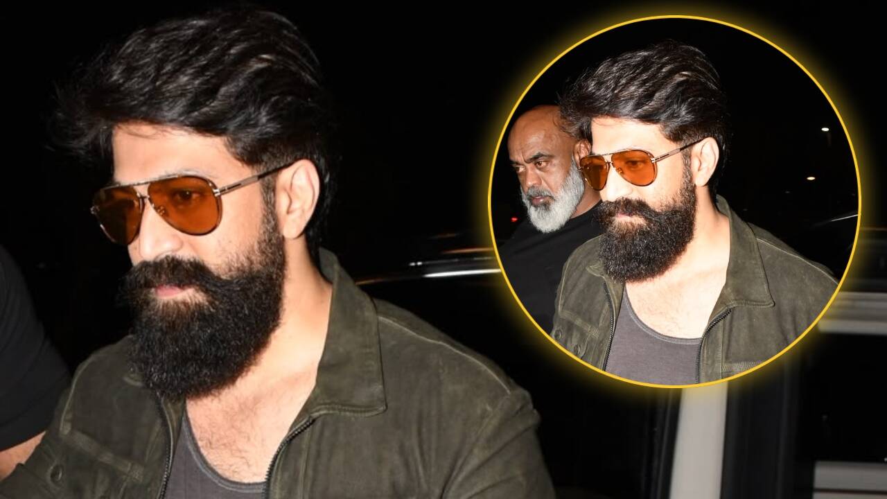 Yash exudes style at Mumbai airport