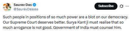 CJP spokesperson reacts to CJI Surya Kant remarks