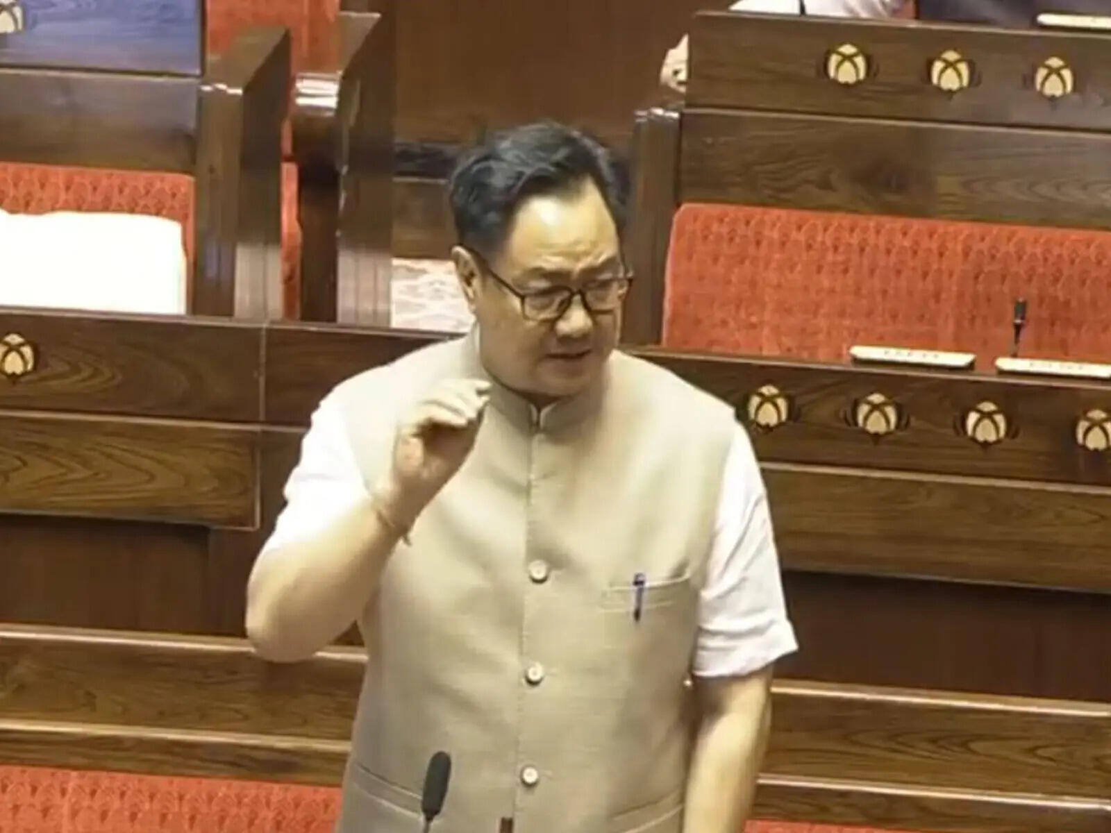Kiren Rijiju says government ready for NEET debate, Opposition accused of avoiding parliamentary discussion on issue