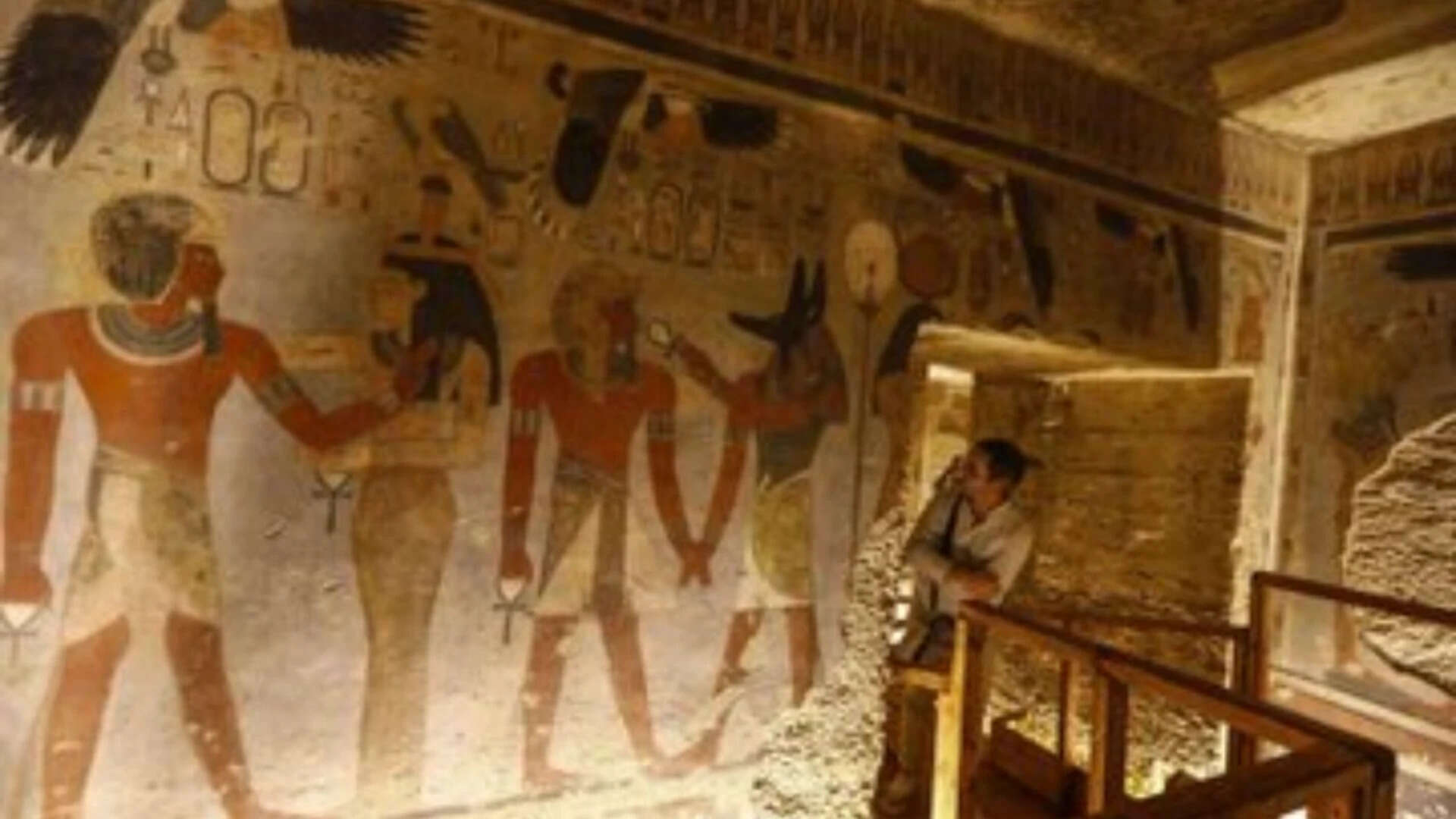 Inside the tomb