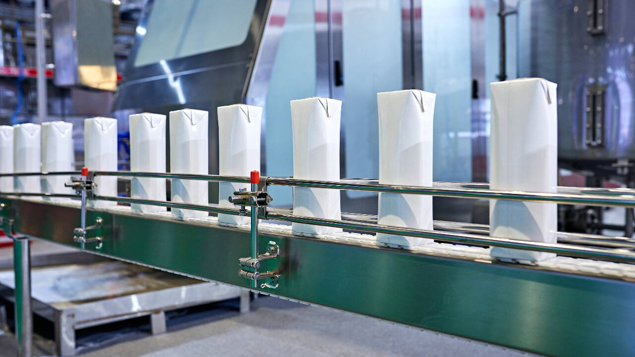 Synthetic milk test