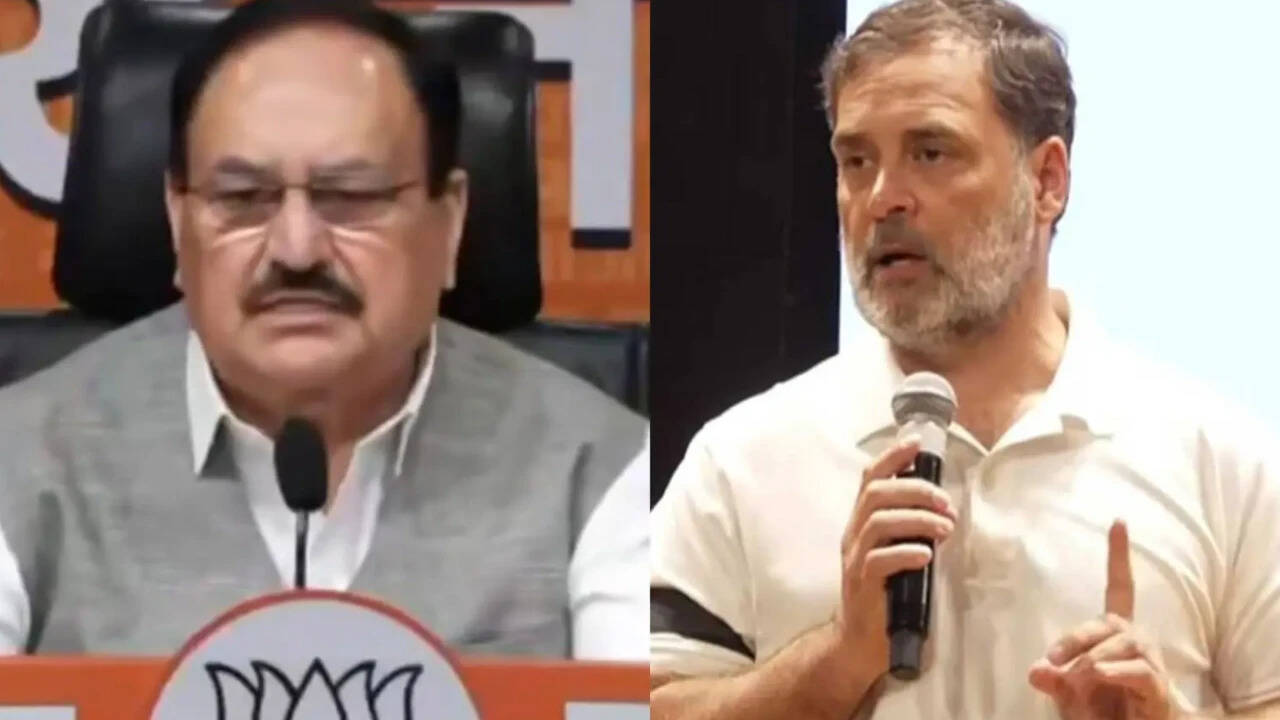 Congress Protests Escalate: Rahul Digs In, Nadda Hits Back with 'Selective Outrage' Charge