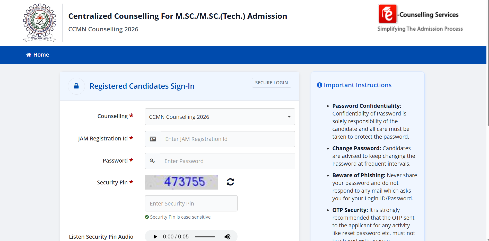 CCMN Special Round 1 seat allotment result 2026 declared at ccmn.admissions.nic.in: Direct link to download scorecards here