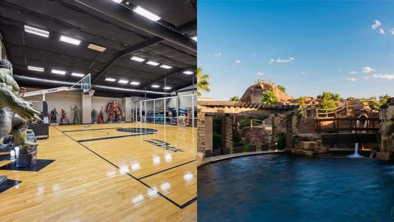 Basketball Court and Waterfalls present in the estate