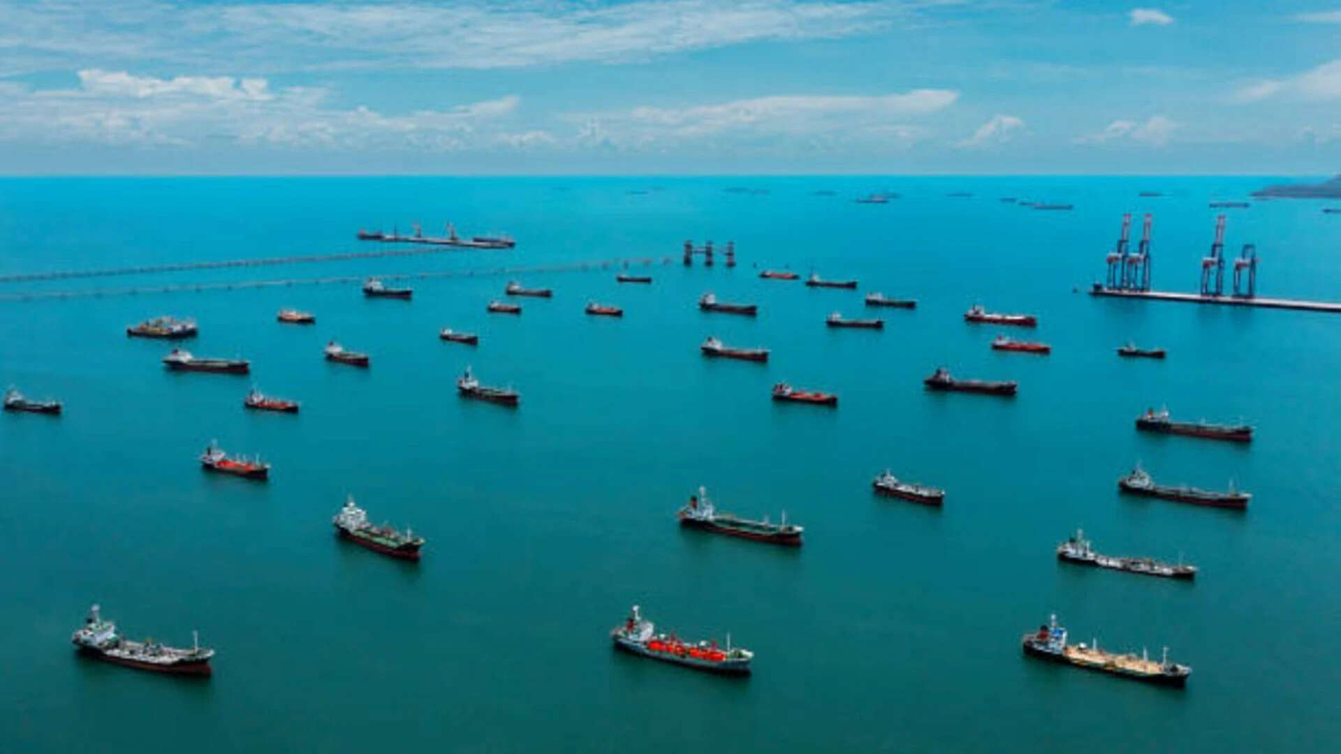 Thousands of idle ships trapped near the Strait of Hormuz could become floating nurseries for invasive marine species