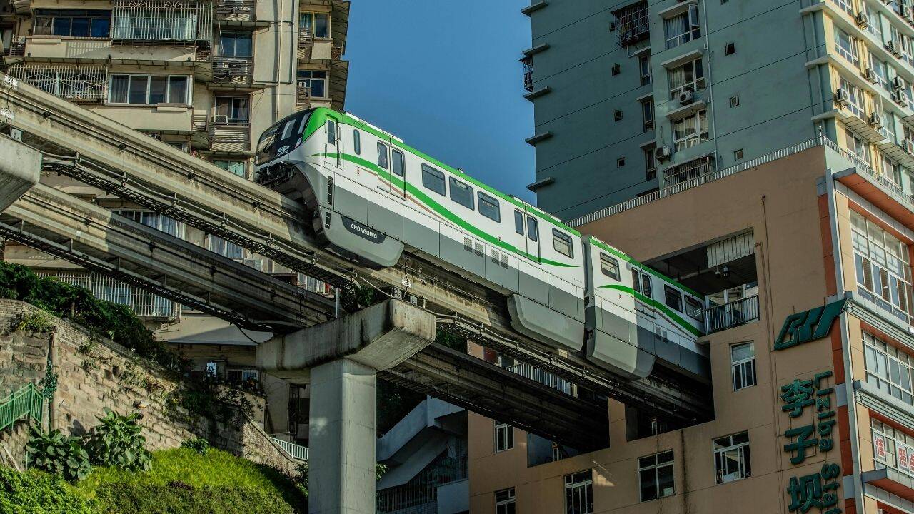 Chongqing’s unique monorail