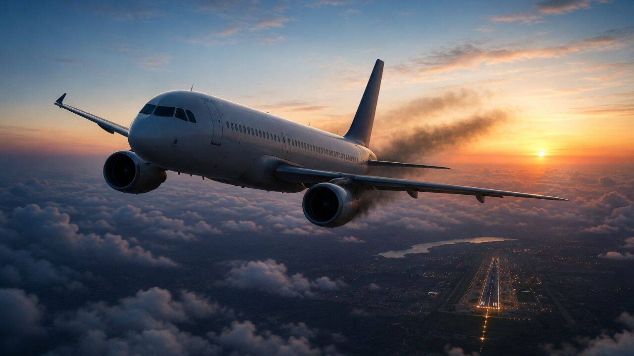 What happens if an airplane runs out of fuel in the sky (1)