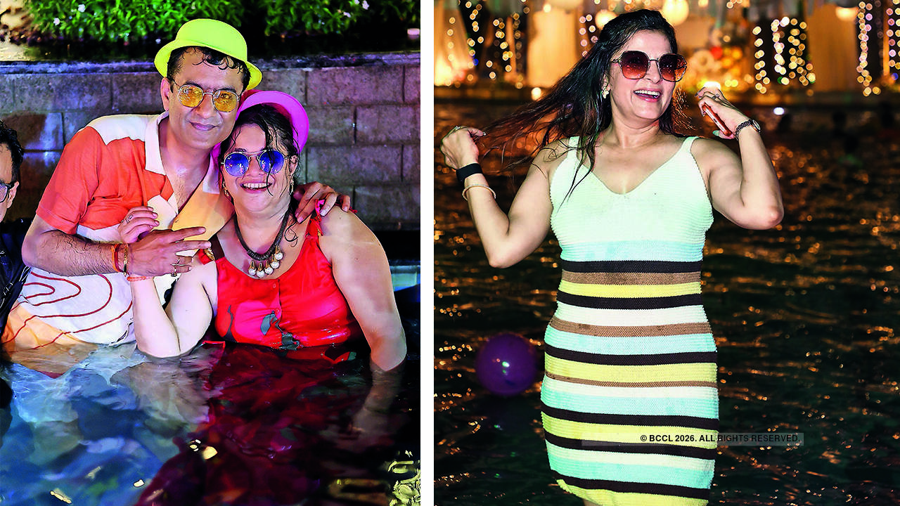 (L) Amit Tandon and Nidhi (R) Anuja