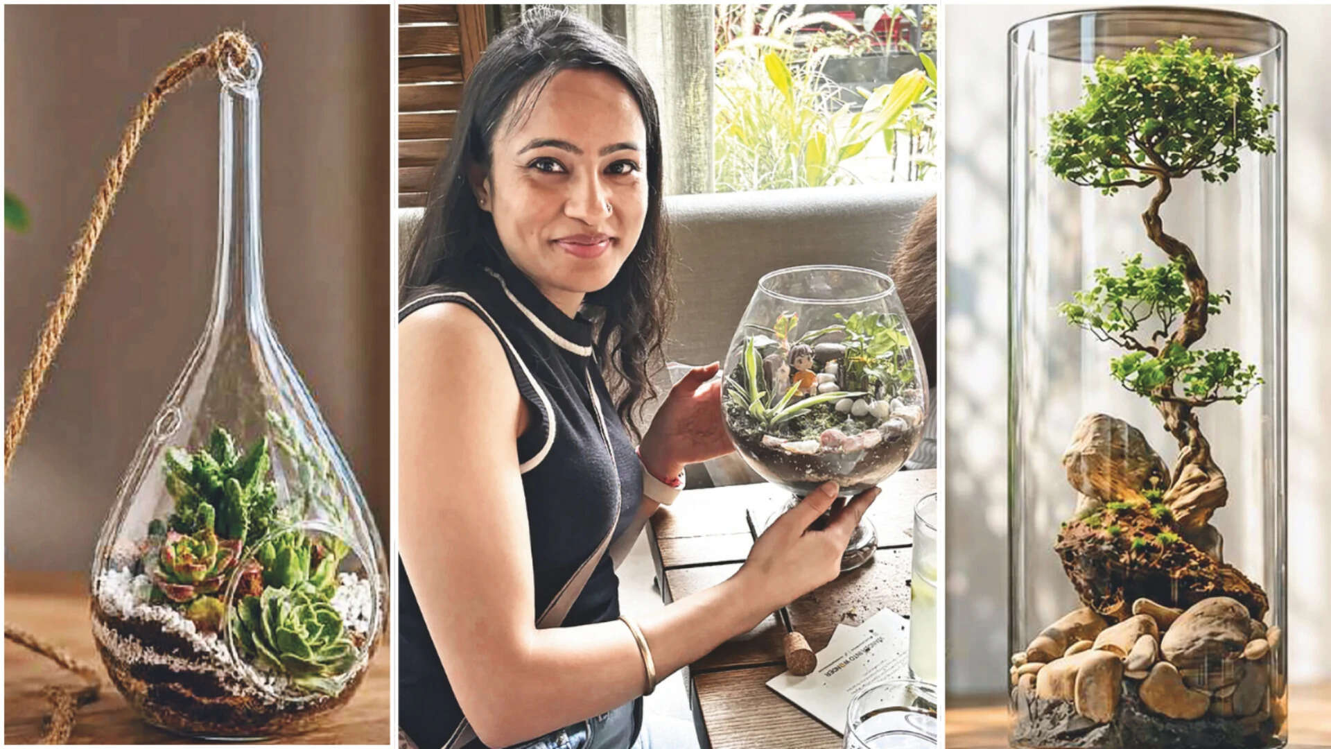 By mimicking larger ecosystems, terrariums offer a hands-on lesson in living in harmony with nature (Pics: @troveexperiences, @wildroots)<br>