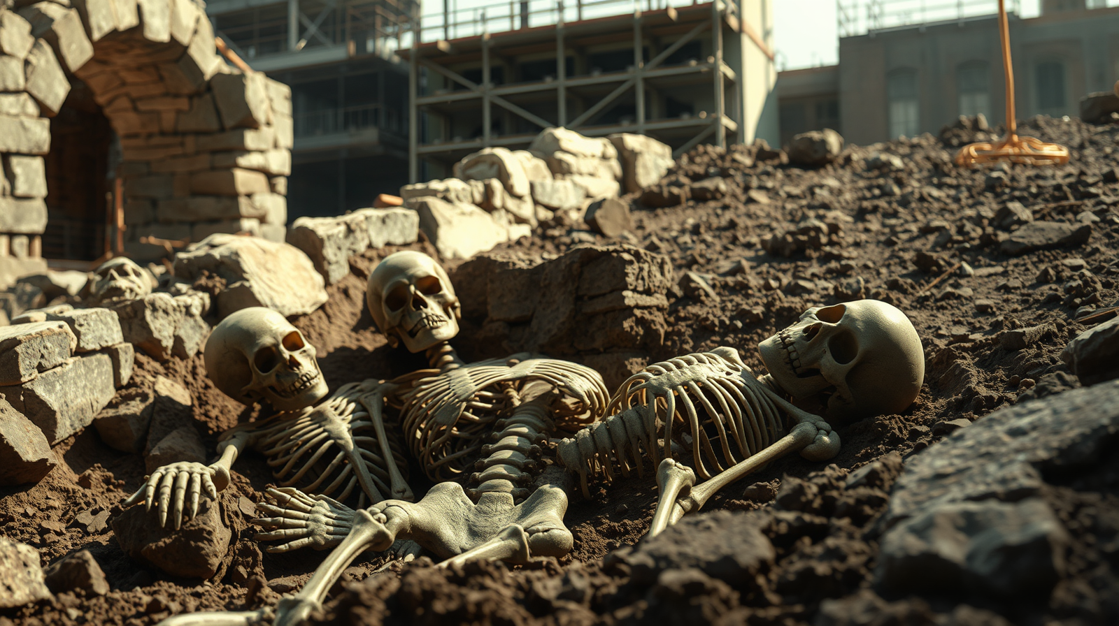 Subsurface Archaeological Risk Mitigation during Urban Infrastructure Excavations