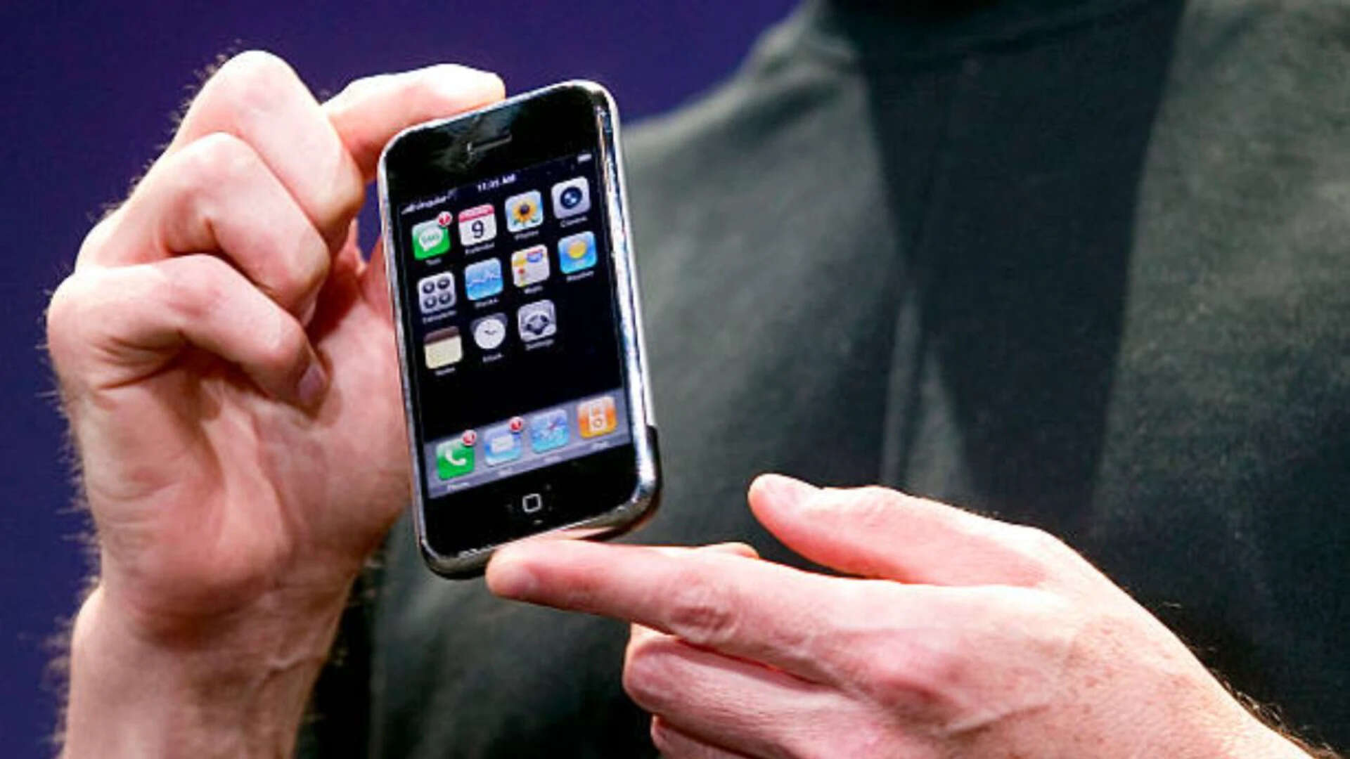 Touching the iPhone