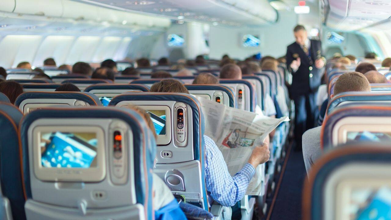 Passengers on the plane