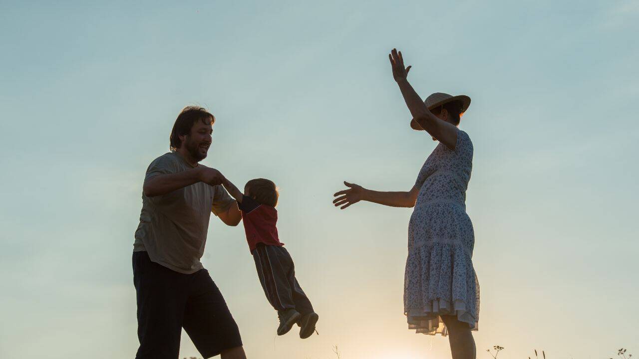 Happy travellers