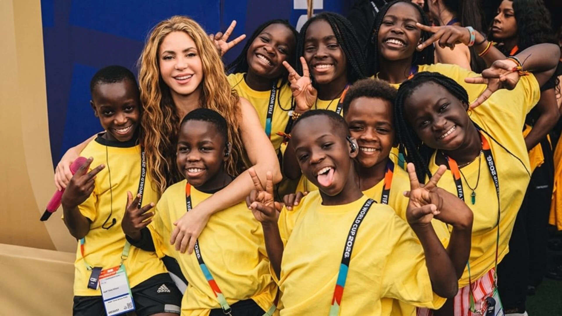 Shakira urges world leaders to invest in children's future