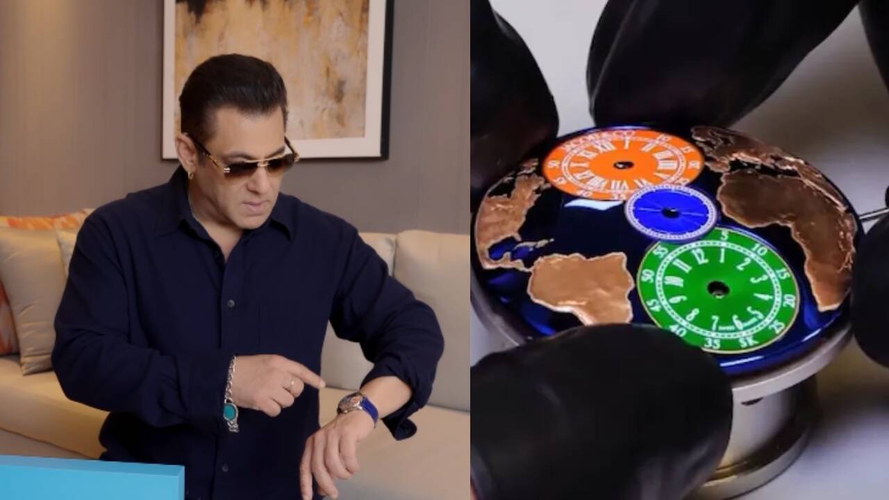 A look into Salman Khan's saphire watch with Indian flag worth Rs 41 lakhs