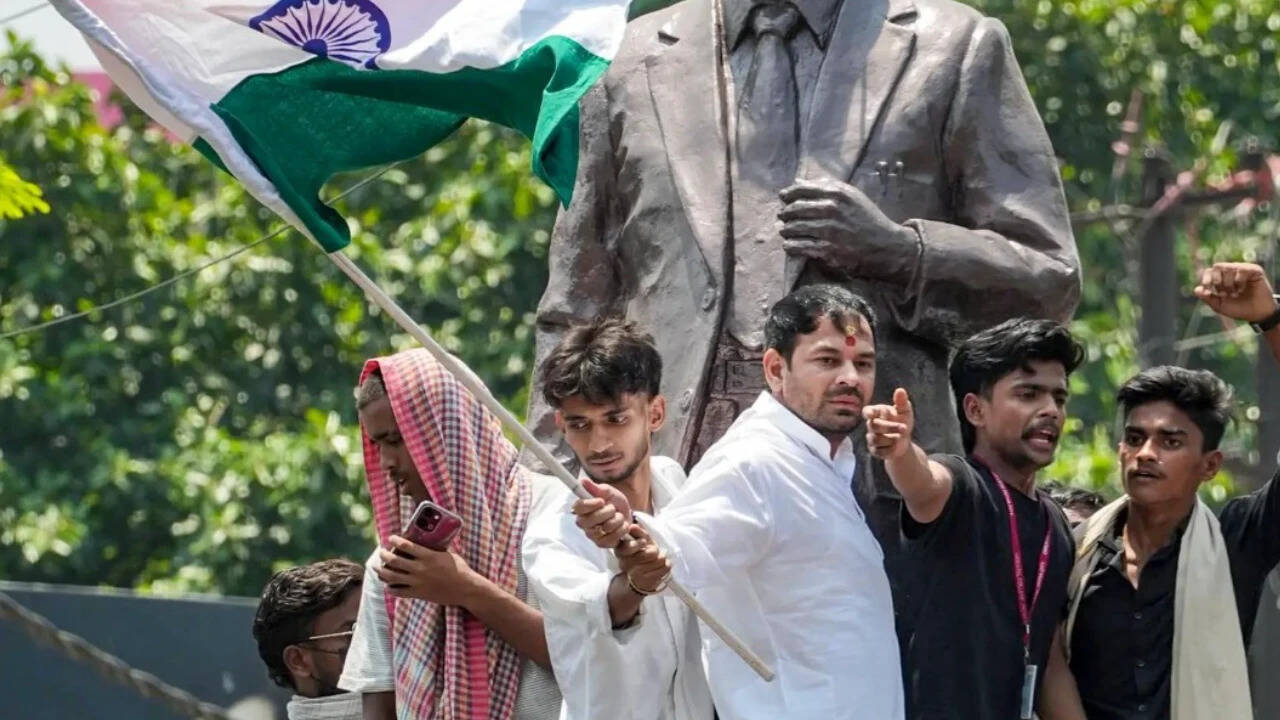 Tej Pratap Yadav arrested in Patna NEET protest case, sent to judicial custody