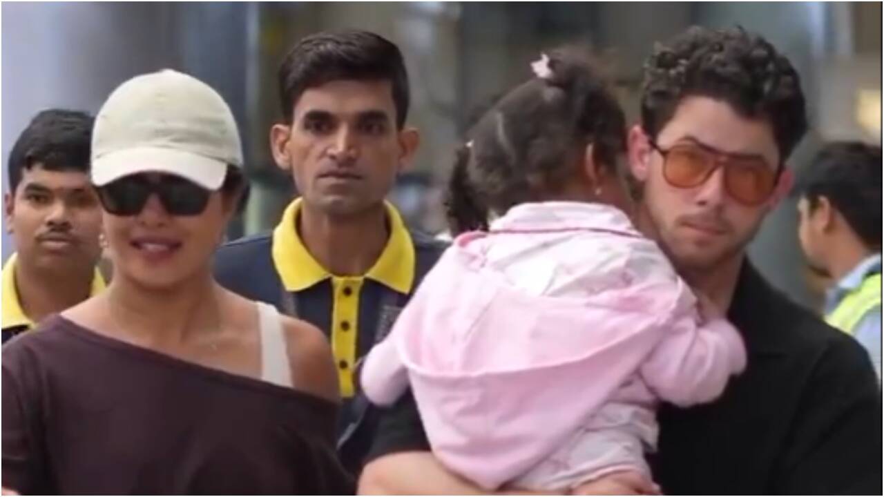 Priyanka lands in Hyderabad for Varanasi; Nick carrying Malti wins hearts