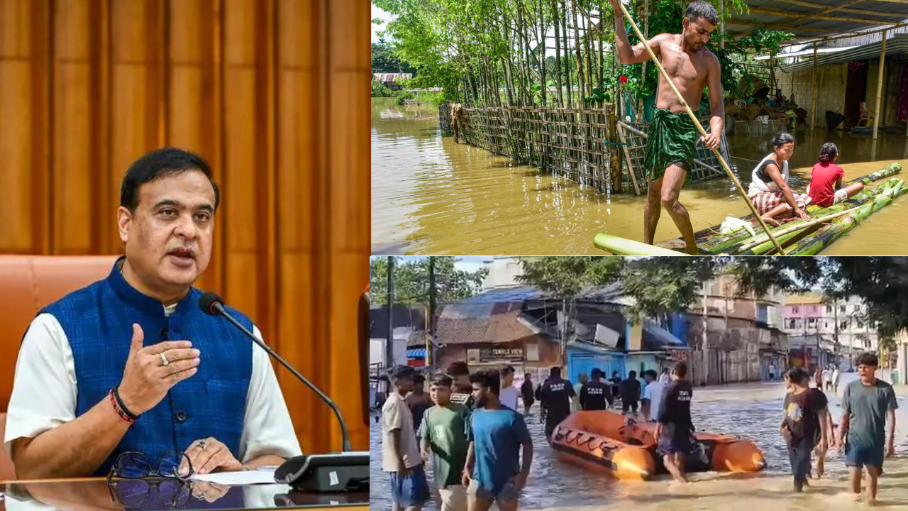 Assam floods: death toll reaches 66 as BJP launches relief campaign