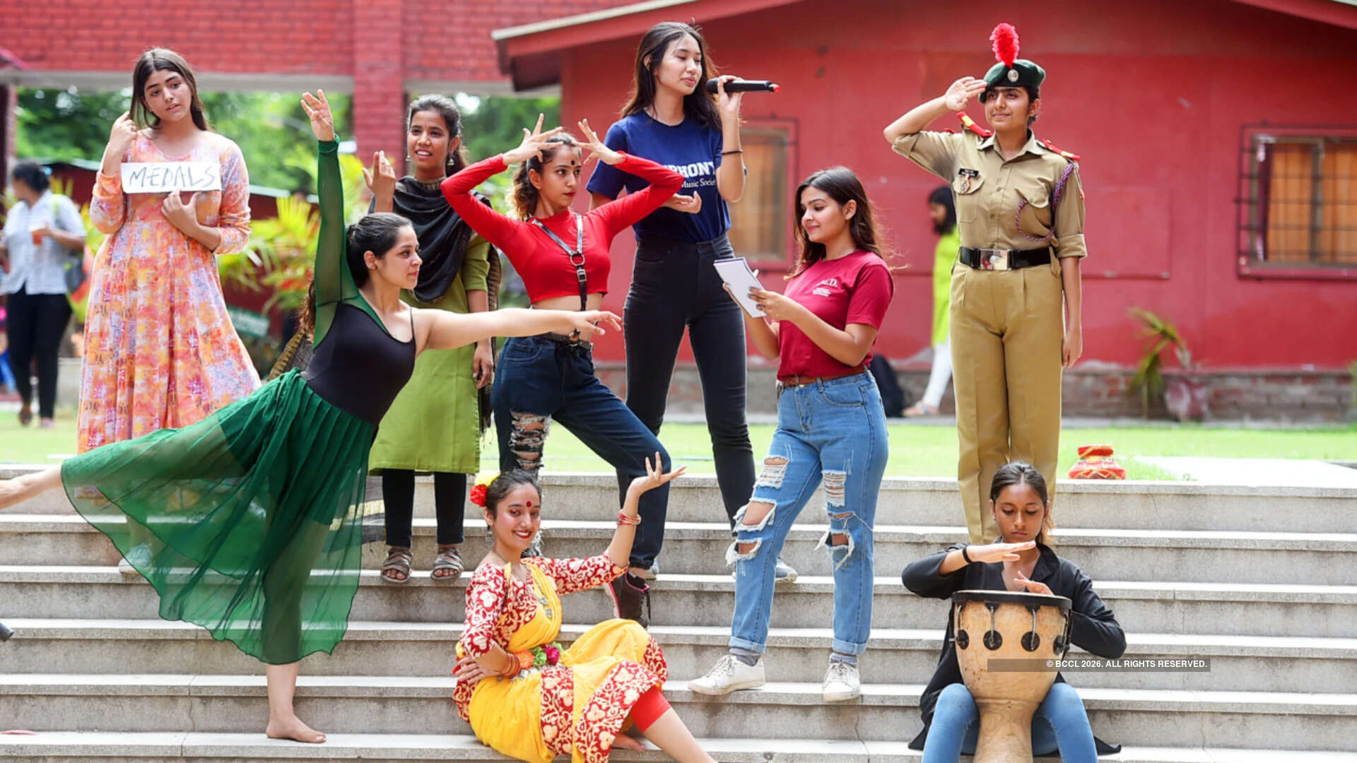 THROWBACK: The classroom is only half the college experience. Throwing it back to our 2018 shoot at Gargi College, where we explored the cultural societies that make college life about so much more than academics