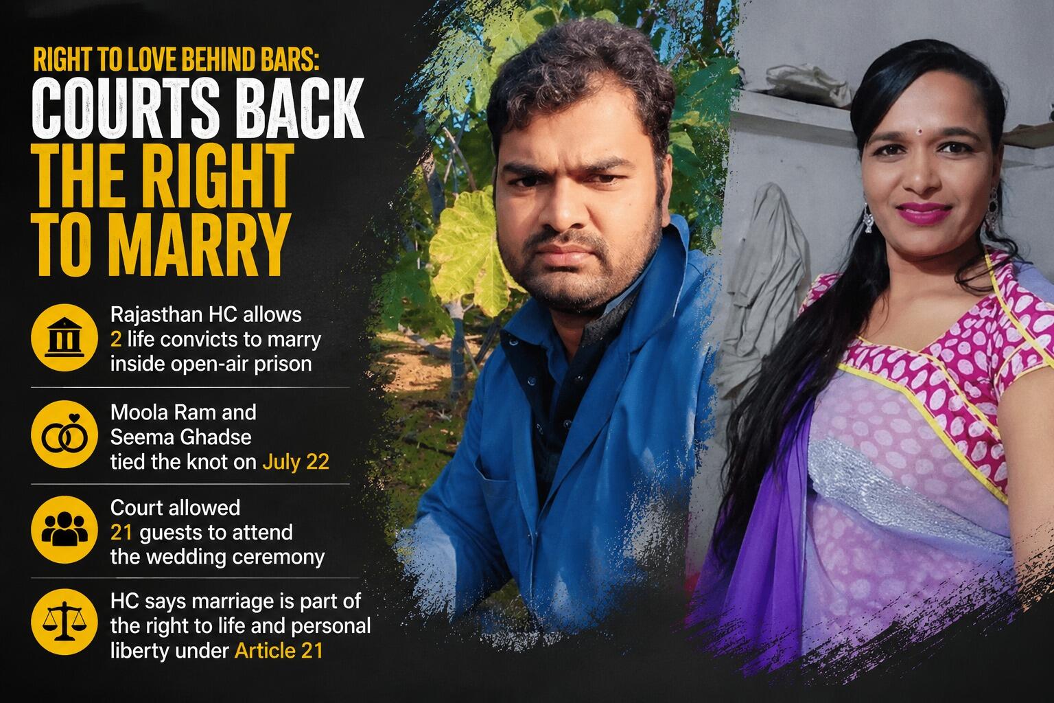 2 serving life convicts married