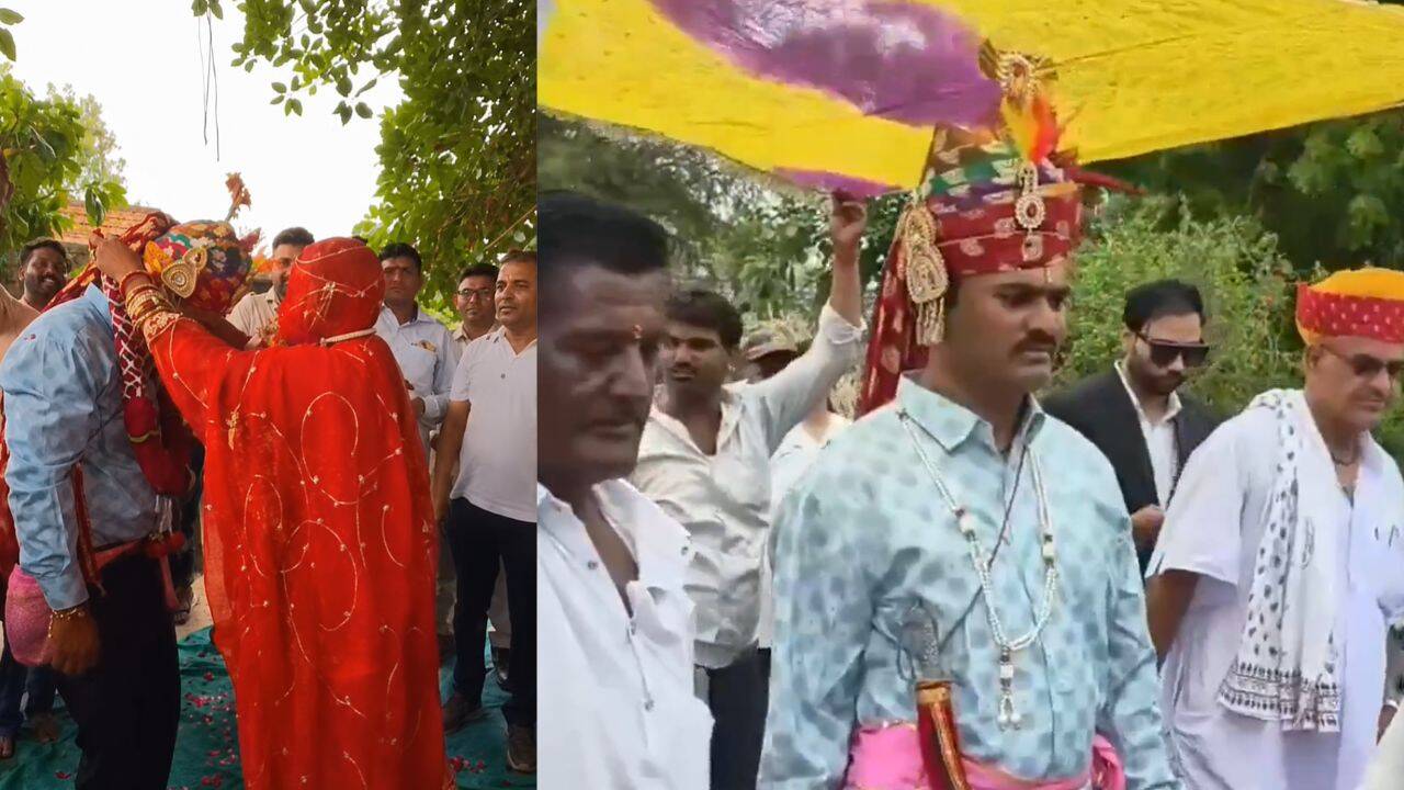 Wedding at an open-air jail