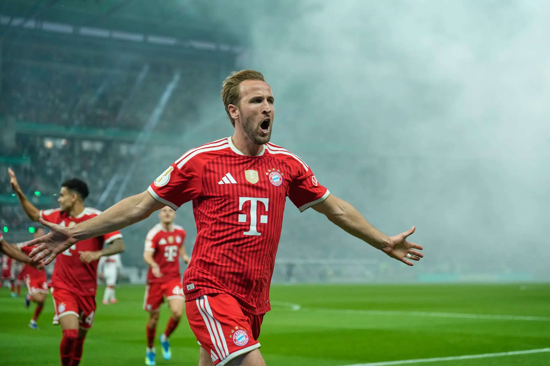 Harry Kane hat trick powers Bayern Munich to German Cup triumph against Stuttgart in final