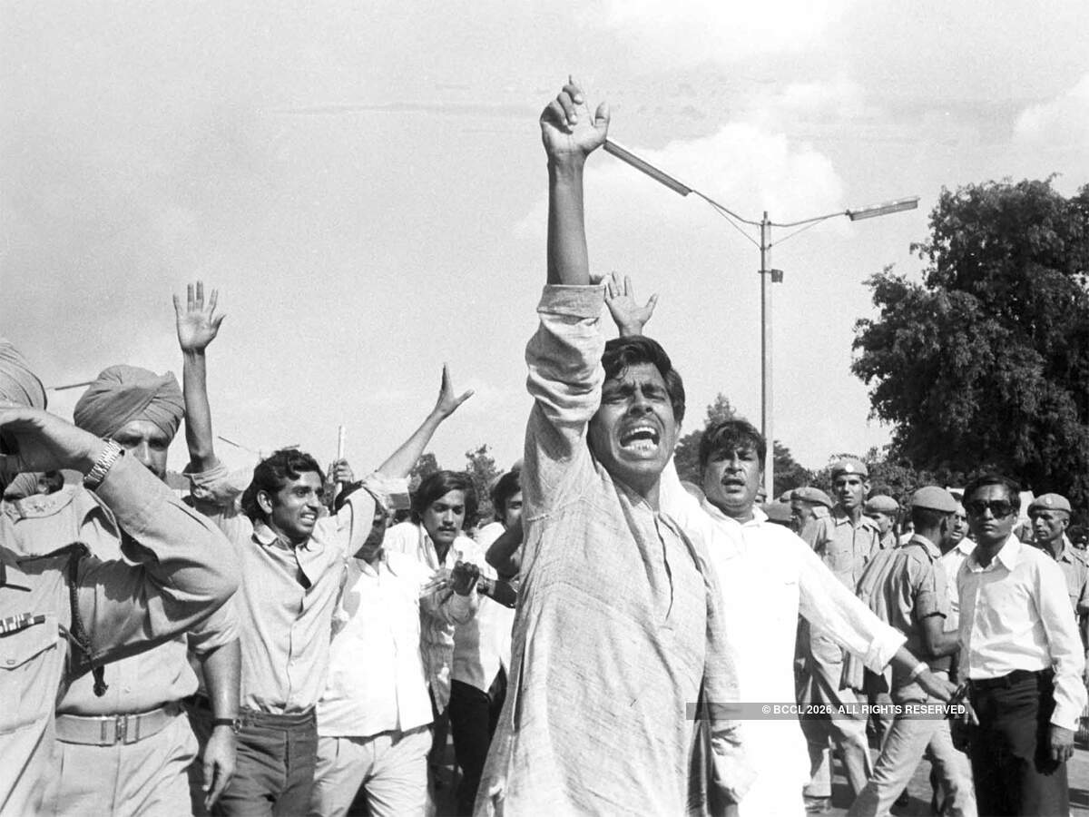 Nav Nirman Andolan and Bihar Movement in 1974