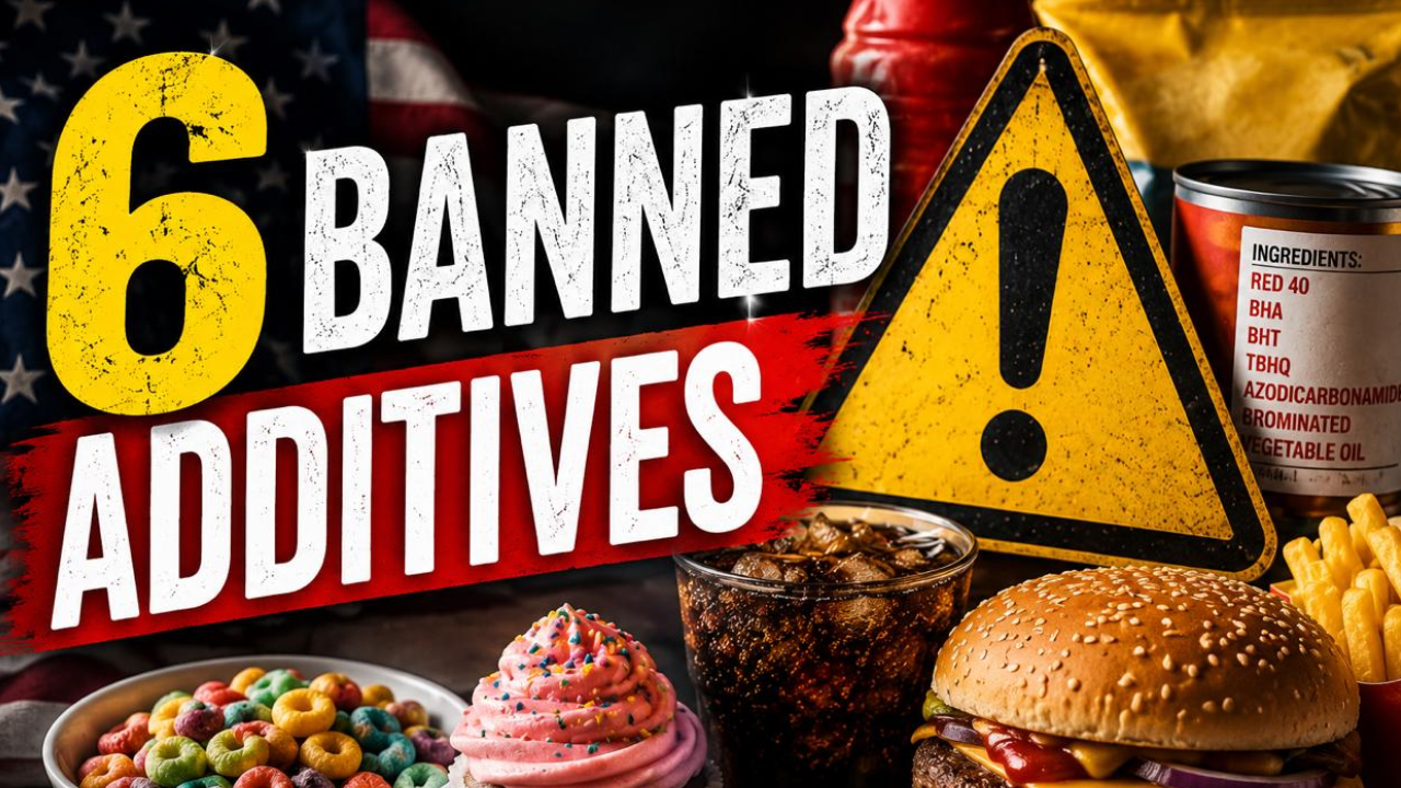 6 food ingredients used in the US but banned in many parts of the world