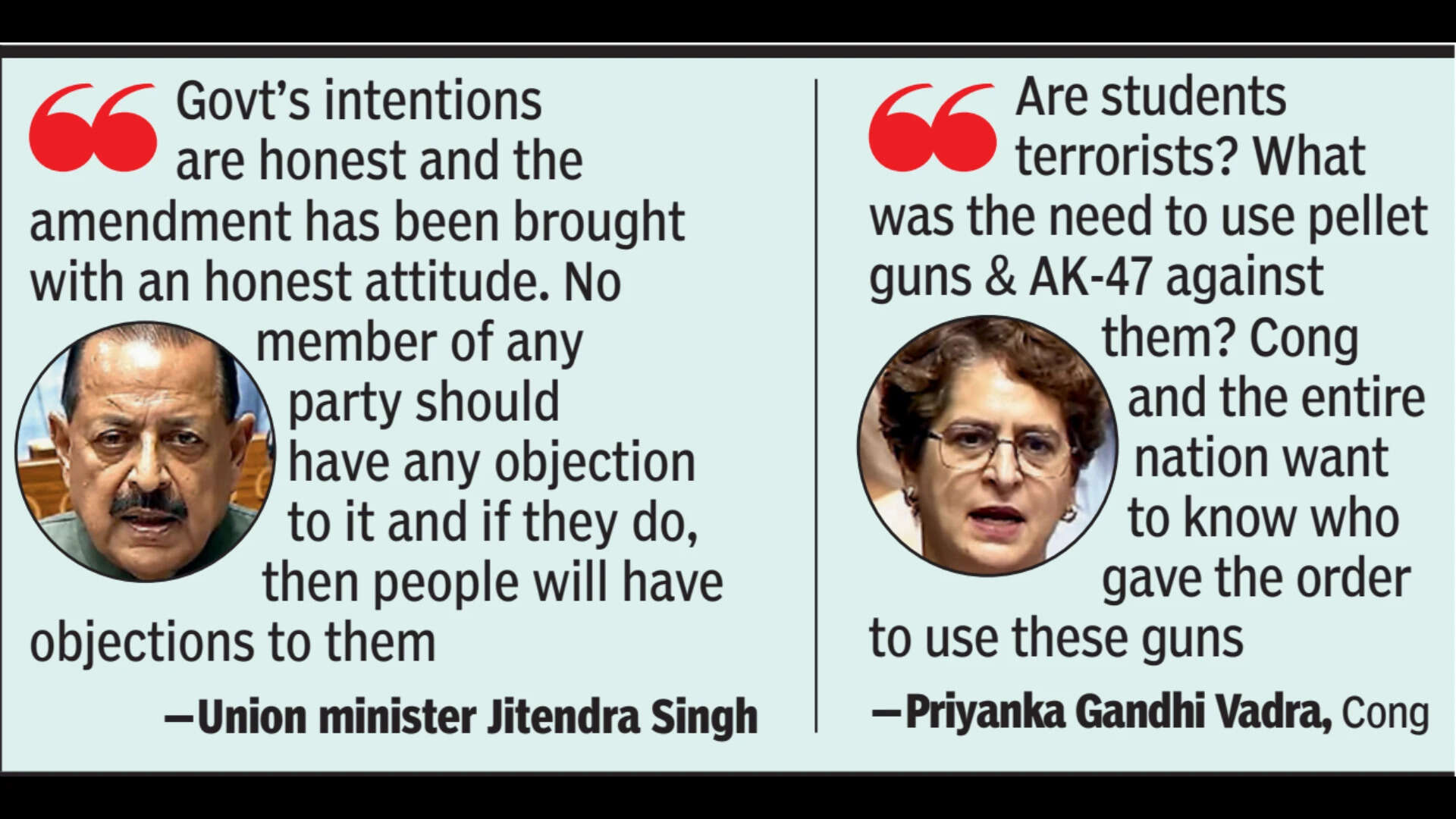 Government vs opposition in Parliament