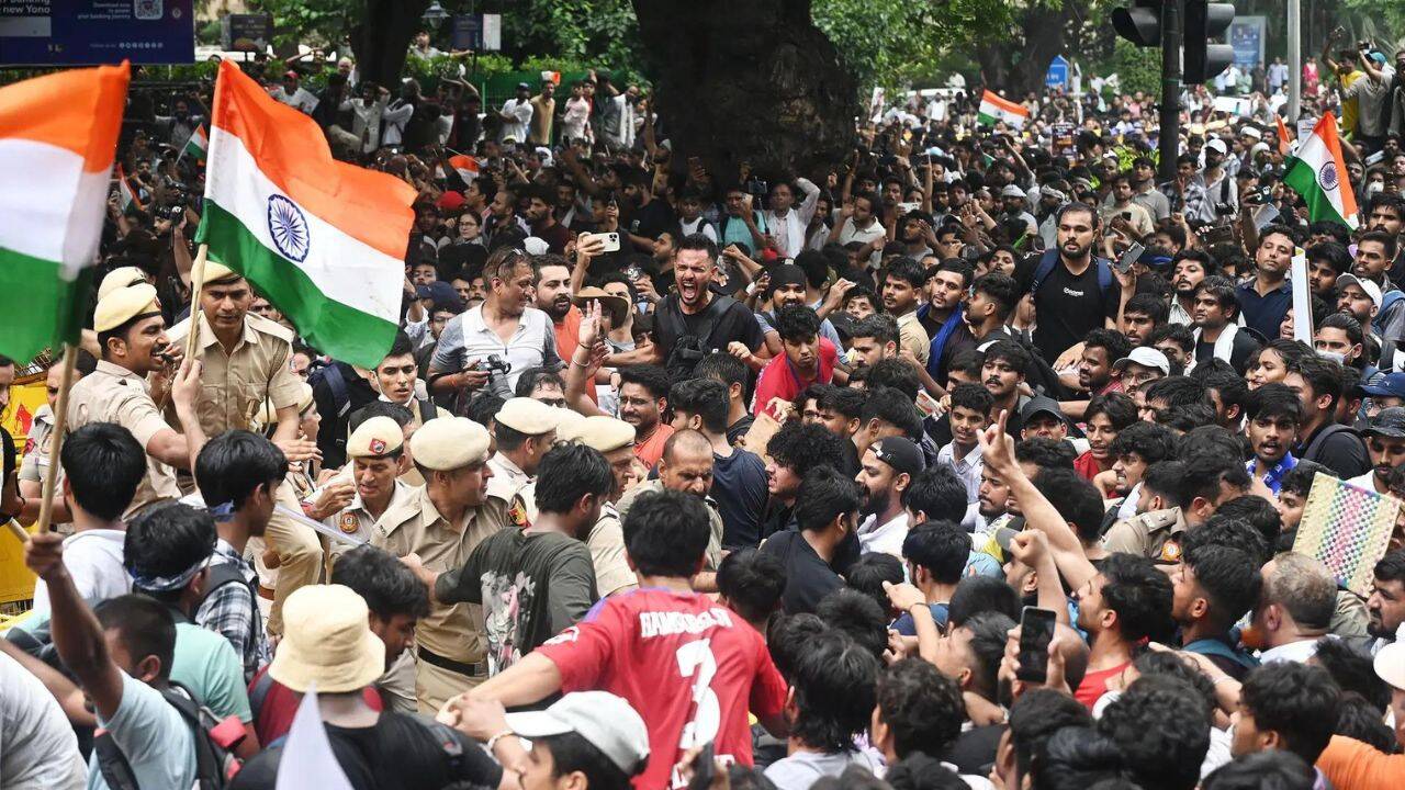 NEET protest: All SOPs followed, pellet gun use on protesters authorised, reveals CRPF review